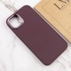 TPU чохол Bonbon Metal Style для Apple iPhone 11 (6.1") Бордовий / Plum