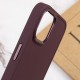 TPU чохол Bonbon Metal Style для Apple iPhone 11 (6.1") Бордовий / Plum