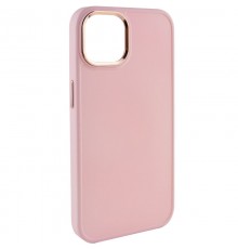 TPU чохол Bonbon Metal Style для Apple iPhone 11 (6.1") Рожевий / Light pink