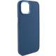 TPU чохол Bonbon Metal Style для Apple iPhone 11 (6.1") Синій / Cosmos blue