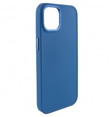TPU чохол Bonbon Metal Style для Apple iPhone 11 (6.1") Синій / Denim Blue