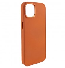 TPU чохол Bonbon Metal Style для Apple iPhone 11 Pro Max (6.5") Помаранчевий / Papaya