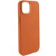 TPU чохол Bonbon Metal Style для Apple iPhone 11 Pro Max (6.5") Помаранчевий / Papaya