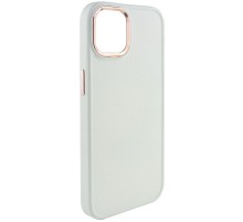 TPU чохол Bonbon Metal Style для Apple iPhone 12 Pro / 12 (6.1") Білий / White
