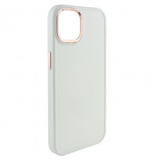 TPU чохол Bonbon Metal Style для Apple iPhone 13 (6.1") Білий / White