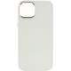 TPU чохол Bonbon Metal Style для Apple iPhone 13 (6.1") Білий / White