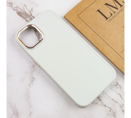 TPU чохол Bonbon Metal Style для Apple iPhone 13 (6.1") Білий / White TPU чохол Bonbon Metal Style для Apple iPhone 13 (6.1") Білий / White