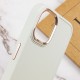 TPU чохол Bonbon Metal Style для Apple iPhone 13 (6.1") Білий / White