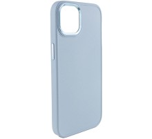 TPU чохол Bonbon Metal Style для Apple iPhone 13 (6.1") Блакитний / Mist blue