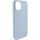 TPU чохол Bonbon Metal Style для Apple iPhone 13 (6.1") Блакитний / Mist blue