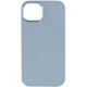 TPU чохол Bonbon Metal Style для Apple iPhone 13 (6.1") Блакитний / Mist blue