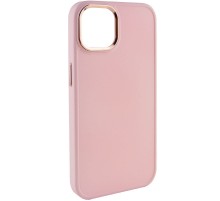 TPU чохол Bonbon Metal Style для Apple iPhone 13 (6.1") Рожевий / Light pink