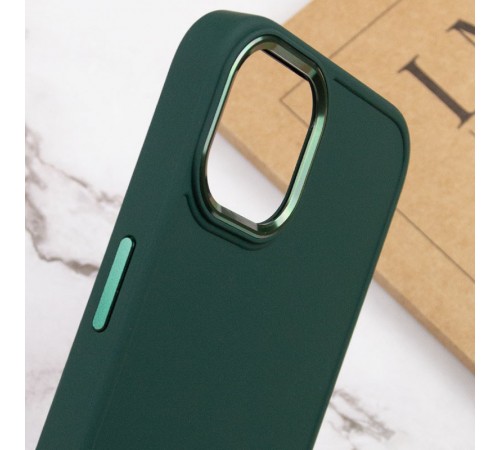 TPU чохол Bonbon Metal Style для Apple iPhone 13 (6.1") Зелений / Pine green TPU чохол Bonbon Metal Style для Apple iPhone 13 (6.1") Зелений / Pine green