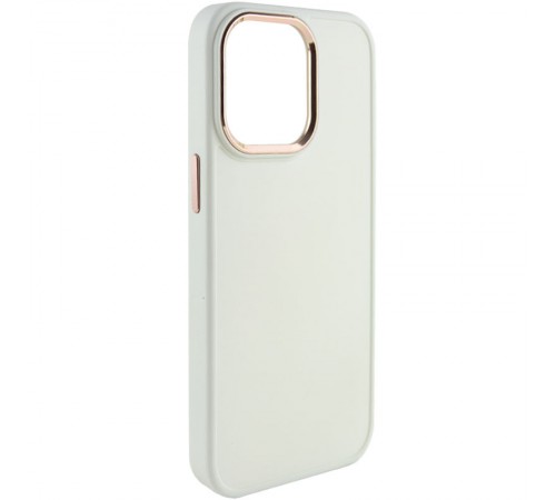 TPU чохол Bonbon Metal Style для Apple iPhone 13 Pro (6.1") Білий / White TPU чохол Bonbon Metal Style для Apple iPhone 13 Pro (6.1") Білий / White