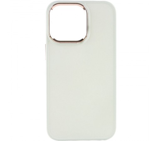 TPU чохол Bonbon Metal Style для Apple iPhone 13 Pro (6.1") Білий / White TPU чохол Bonbon Metal Style для Apple iPhone 13 Pro (6.1") Білий / White