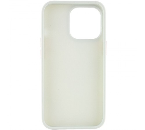 TPU чохол Bonbon Metal Style для Apple iPhone 13 Pro (6.1") Білий / White TPU чохол Bonbon Metal Style для Apple iPhone 13 Pro (6.1") Білий / White