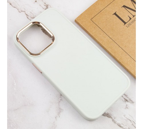 TPU чохол Bonbon Metal Style для Apple iPhone 13 Pro (6.1") Білий / White TPU чохол Bonbon Metal Style для Apple iPhone 13 Pro (6.1") Білий / White