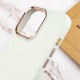 TPU чохол Bonbon Metal Style для Apple iPhone 13 Pro (6.1") Білий / White