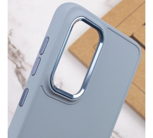 TPU чохол Bonbon Metal Style для Samsung Galaxy A33 5G Блакитний / Mist blue TPU чохол Bonbon Metal Style для Samsung Galaxy A33 5G Блакитний / Mist blue