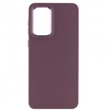 TPU чохол Bonbon Metal Style для Samsung Galaxy A33 5G Бордовий / Plum