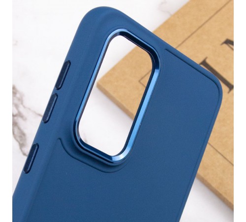 TPU чохол Bonbon Metal Style для Samsung Galaxy A33 5G Синій / Denim Blue TPU чохол Bonbon Metal Style для Samsung Galaxy A33 5G Синій / Denim Blue