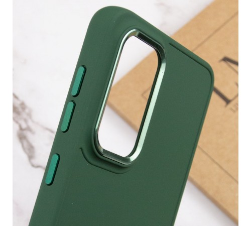 TPU чохол Bonbon Metal Style для Samsung Galaxy A53 5G Зелений / Pine green TPU чохол Bonbon Metal Style для Samsung Galaxy A53 5G Зелений / Pine green