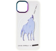 TPU+PC чохол Funny pictures with MagSafe для Apple iPhone 12 Pro / 12 (6.1") Wolf