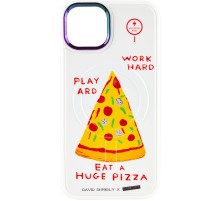 TPU+PC чохол Funny pictures with MagSafe для Apple iPhone 12 Pro Max (6.7") Pizza