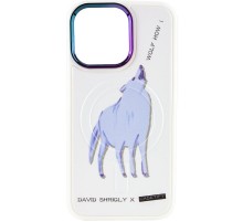 TPU+PC чохол Funny pictures with MagSafe для Apple iPhone 13 Pro (6.1") Wolf