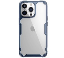 TPU чохол Nillkin Nature Pro Series для Apple iPhone 14 Pro (6.1") Синій (прозорий)