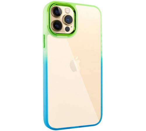 Чохол TPU+PC Fresh sip series для Apple iPhone 12 Pro Max (6.7") Бірюзовий / Лимонний Чохол TPU+PC Fresh sip series для Apple iPhone 12 Pro Max (6.7") Бірюзовий / Лимонний