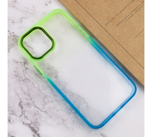 Чохол TPU+PC Fresh sip series для Apple iPhone 12 Pro Max (6.7") Бірюзовий / Лимонний Чохол TPU+PC Fresh sip series для Apple iPhone 12 Pro Max (6.7") Бірюзовий / Лимонний