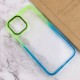 Чохол TPU+PC Fresh sip series для Apple iPhone 12 Pro Max (6.7") Бірюзовий / Лимонний