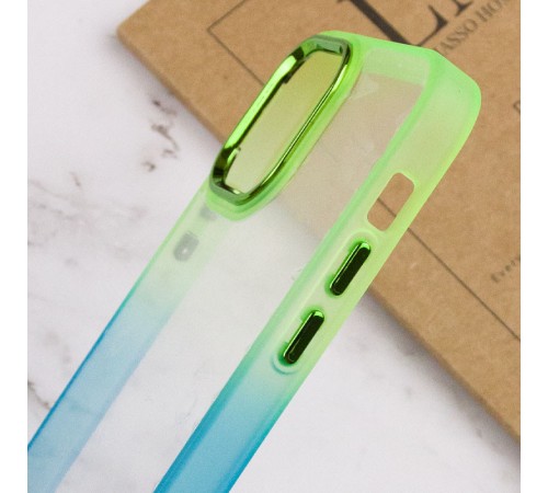 Чохол TPU+PC Fresh sip series для Apple iPhone 12 Pro Max (6.7") Бірюзовий / Лимонний Чохол TPU+PC Fresh sip series для Apple iPhone 12 Pro Max (6.7") Бірюзовий / Лимонний
