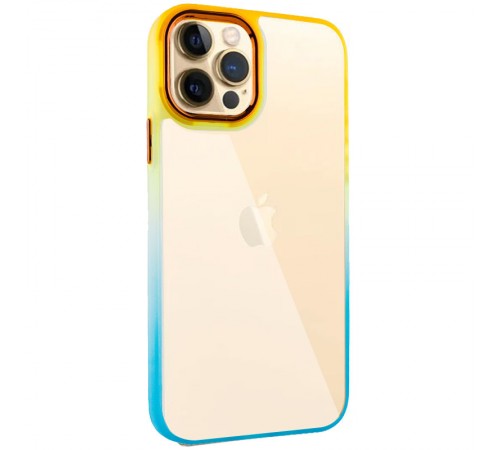 Чохол TPU+PC Fresh sip series для Apple iPhone 12 Pro Max (6.7") Бірюзовий / Помаранчевий Чохол TPU+PC Fresh sip series для Apple iPhone 12 Pro Max (6.7") Бірюзовий / Помаранчевий