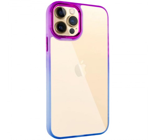 Чохол TPU+PC Fresh sip series для Apple iPhone 12 Pro Max (6.7") Синій / Фіолетовий Чохол TPU+PC Fresh sip series для Apple iPhone 12 Pro Max (6.7") Синій / Фіолетовий