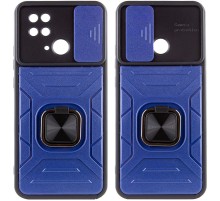 Ударостійкий чохол Camshield Flash Ring для Xiaomi Redmi 10C Синій