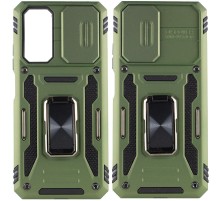 Ударостійкий чохол Camshield Army Ring для Xiaomi Redmi Note 11 (Global) / Note 11S / Note 12S Оливковий / Army Green
