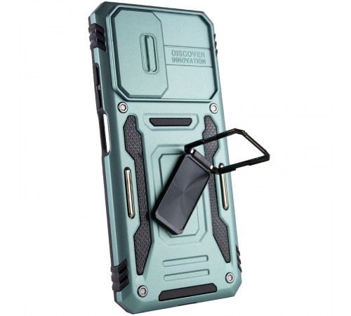 Ударостійкий чохол Camshield Army Ring для Xiaomi Redmi Note 11 (Global) / Note 11S / Note 12S Зелений / Light Green Ударостійкий чохол Camshield Army Ring для Xiaomi Redmi Note 11 (Global) / Note 11S / Note 12S Зелений / Light Green