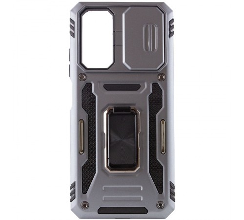Ударостійкий чохол Camshield Army Ring для Xiaomi Redmi Note 11 (Global) / Note 11S / Note 12S Сірий / Gray
