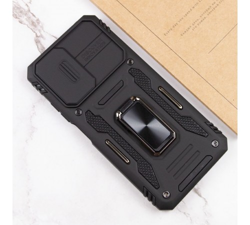Ударостійкий чохол Camshield Army Ring для Xiaomi Redmi Note 11 Pro 4G/5G / 11E Pro / 12 Pro 4G Чорний / Black Ударостійкий чохол Camshield Army Ring для Xiaomi Redmi Note 11 Pro 4G/5G / 11E Pro / 12 Pro 4G Чорний / Black
