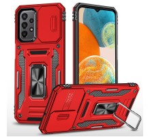 Ударостійкий чохол Camshield Army Ring для Samsung Galaxy A23 4G Червоний / Red