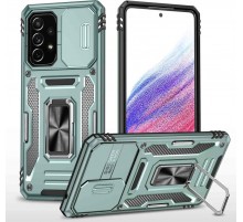 Ударостійкий чохол Camshield Army Ring для Samsung Galaxy A33 5G Зелений / Light Green