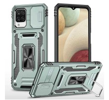Ударостійкий чохол Camshield Army Ring для Samsung Galaxy M53 5G Зелений / Light Green