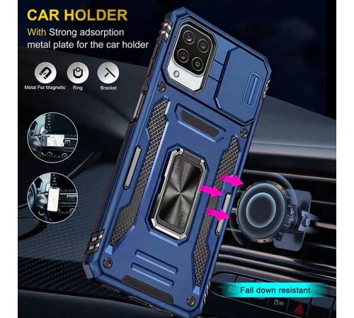 Ударостійкий чохол Camshield Army Ring для Samsung Galaxy M53 5G Синій / Navy Ударостійкий чохол Camshield Army Ring для Samsung Galaxy M53 5G Синій / Navy