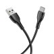 Дата кабель Borofone BX51 Triumph USB to Type-C (1m) Чорний