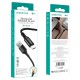 Дата кабель Borofone BX54 Ultra bright USB to MicroUSB (1m) Чорний
