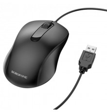 Миша дротова Borofone BG4 Business Чорний
