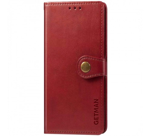 Шкіряний чохол-книжка GETMAN Gallant (PU) для Samsung Galaxy M23 5G / M13 4G Червоний Шкіряний чохол-книжка GETMAN Gallant (PU) для Samsung Galaxy M23 5G / M13 4G Червоний