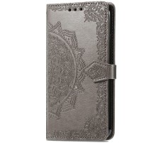 Шкіряний чохол-книжка Art Case з візитницею для Xiaomi Redmi 10A Сірий